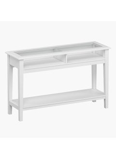Home Box Lawrence Sofa Table White 120cm  - Image 3