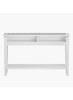 Home Box Lawrence Sofa Table White 120cm  - Image 4