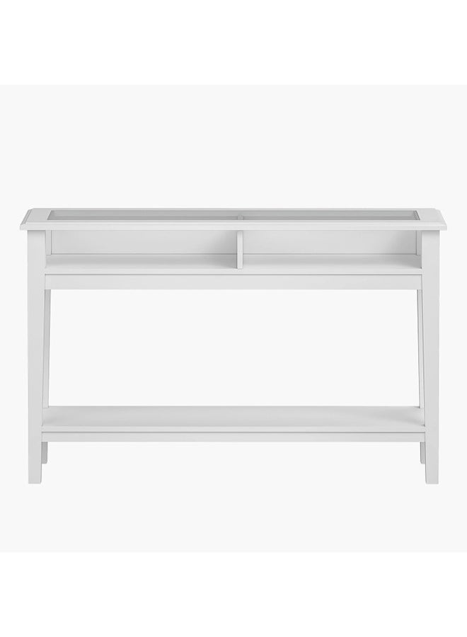 Home Box - Lawrence Sofa Table White 120cm - Image 1