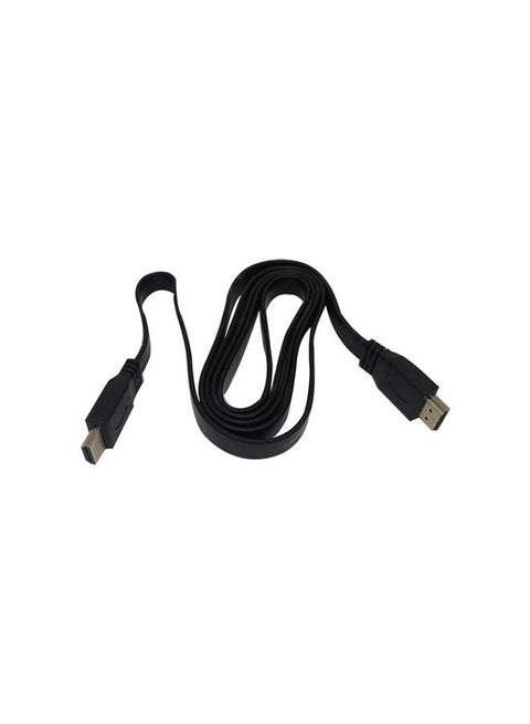 HDMI to HDMI cable compatible with monitors and laptops / 1.5M Black