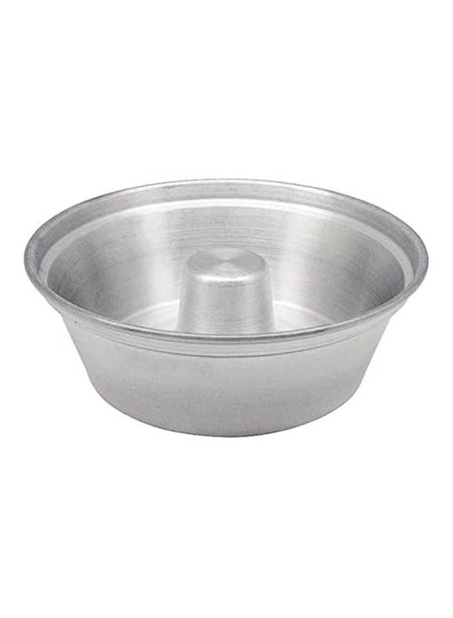 Cake Dish Round Aluminum Silver 30cm