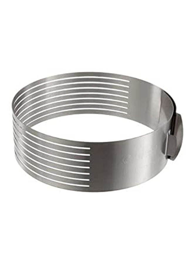 Cake Layer Slicer Ring Silver