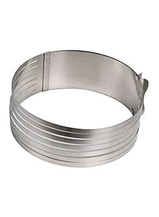 Cake Slicing Ring Silver