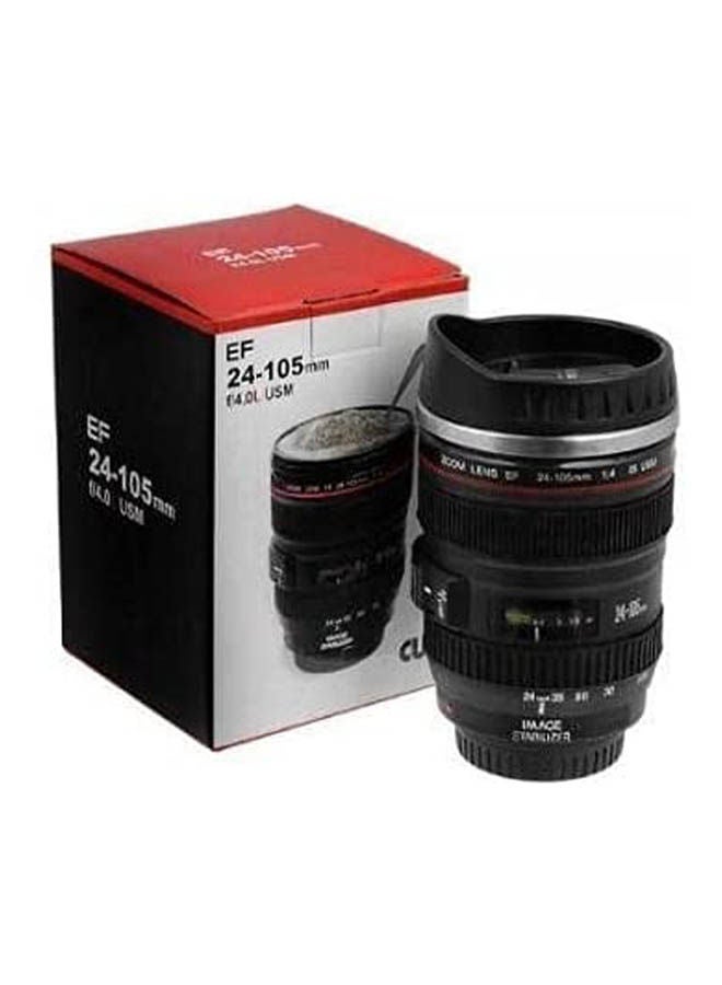Camera Lens Mug Black