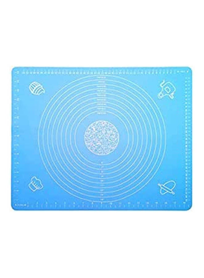 Baking Mat For Pastry Rolling Dough With Measurements Kneading Blue 50x40cm 