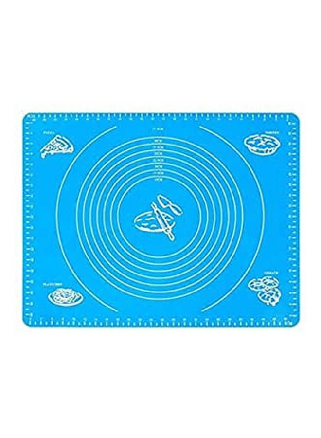 Baking Mat For Pastry Rolling With Measurements Liner Heat Resistance Table Blue 