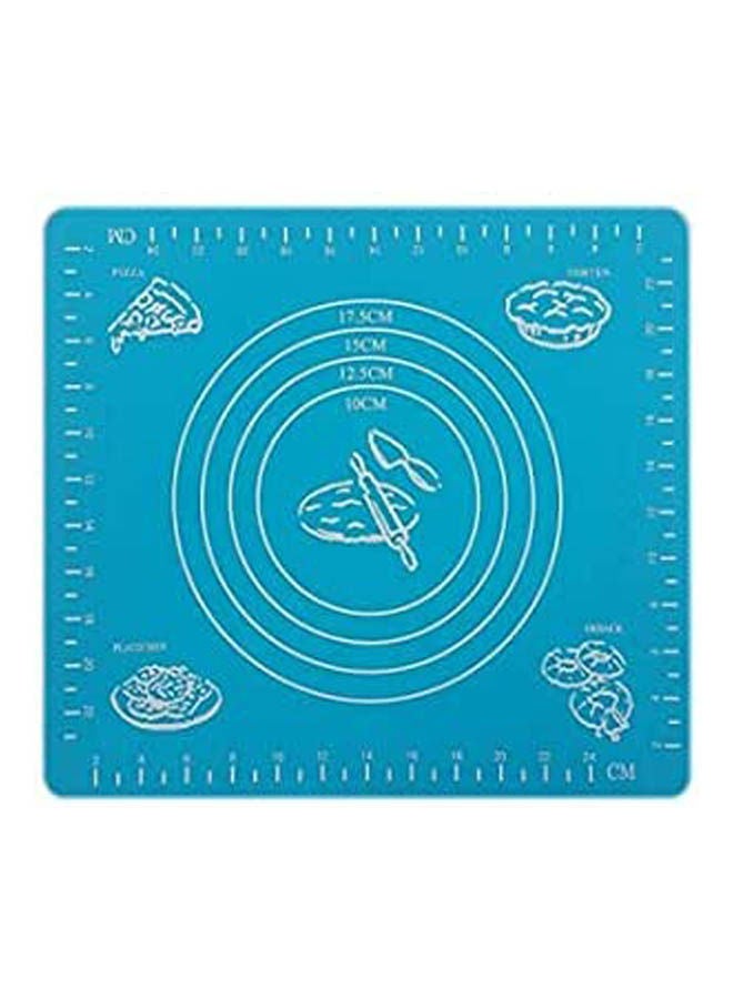 Baking Mat For Pastry Rolling With Measurements Liner Heat Resistance Table Blue 