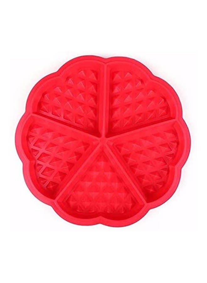 Waffle Cake Mould Red