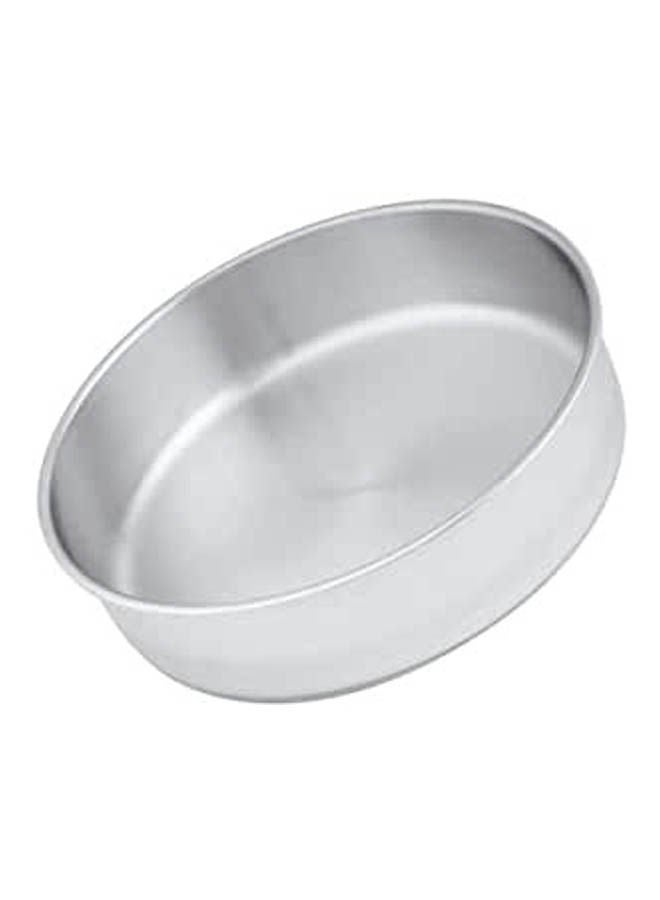 Round Oven Tray Silver 26cm