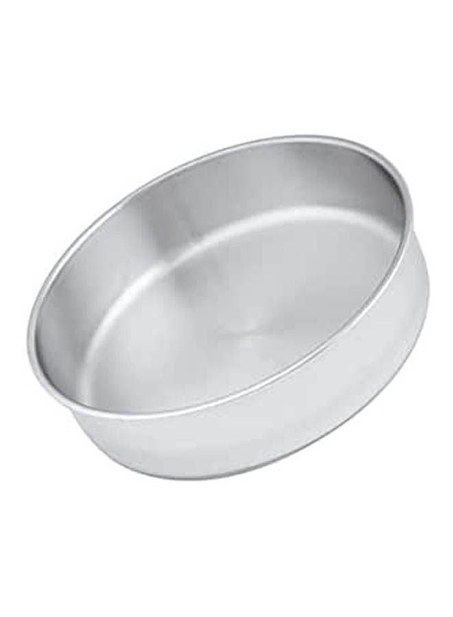 Round Oven Tray Silver 32cm 