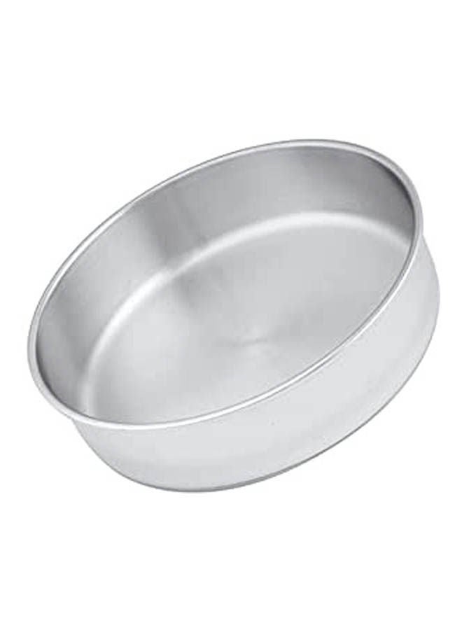 Round Oven Tray Silver 36cm