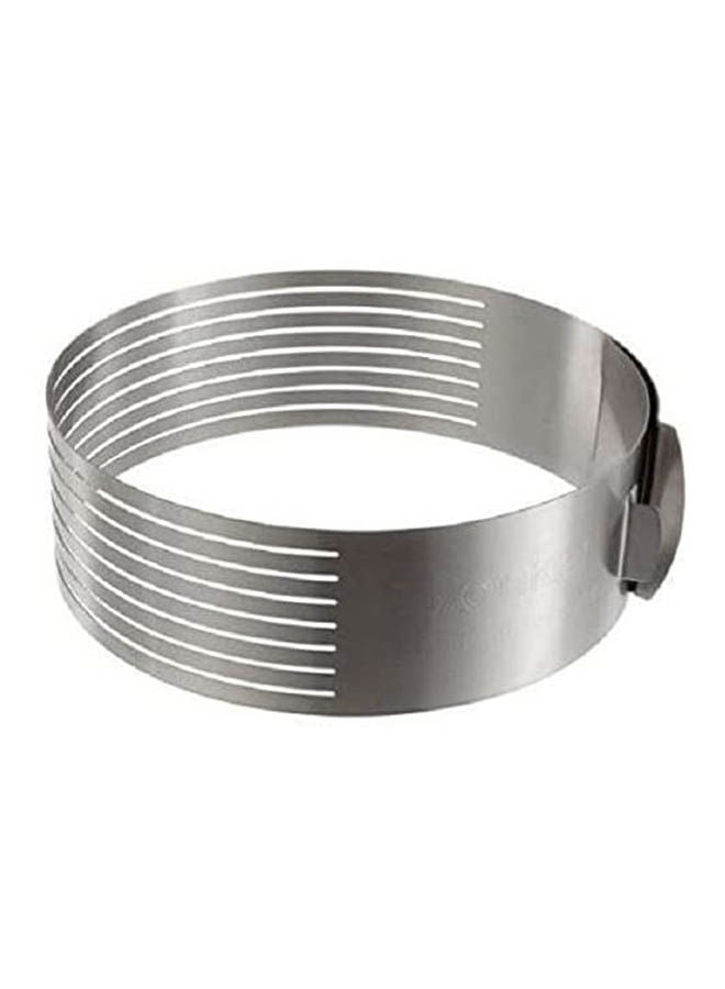 Mousse Ring Cake Layer Cut Silver 20cm