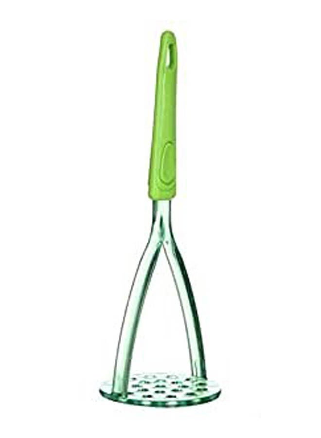 Potato Masher With Plastic Handle Green