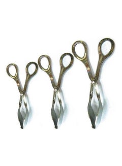 Generic Scissor Cake Lifter Set Silver 