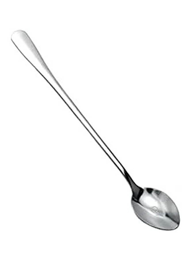 Long Handle Ladle Personalized Coffee Milk Stir Spoon Silver 
