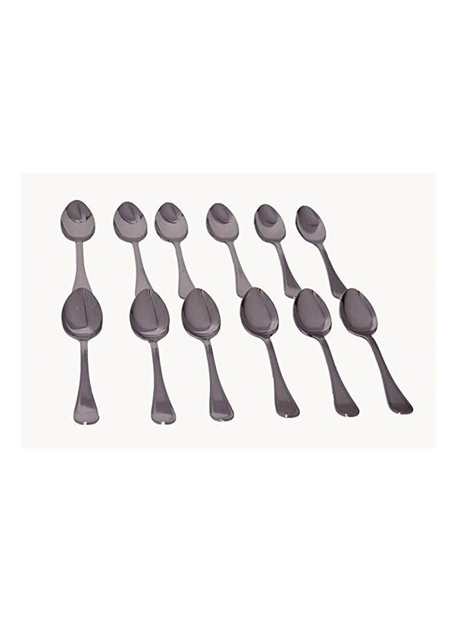 Teaspoon Set Of 12 Silver 