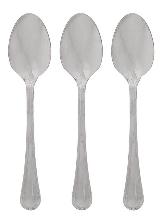 Teaspoon Set Of 3 Silver 