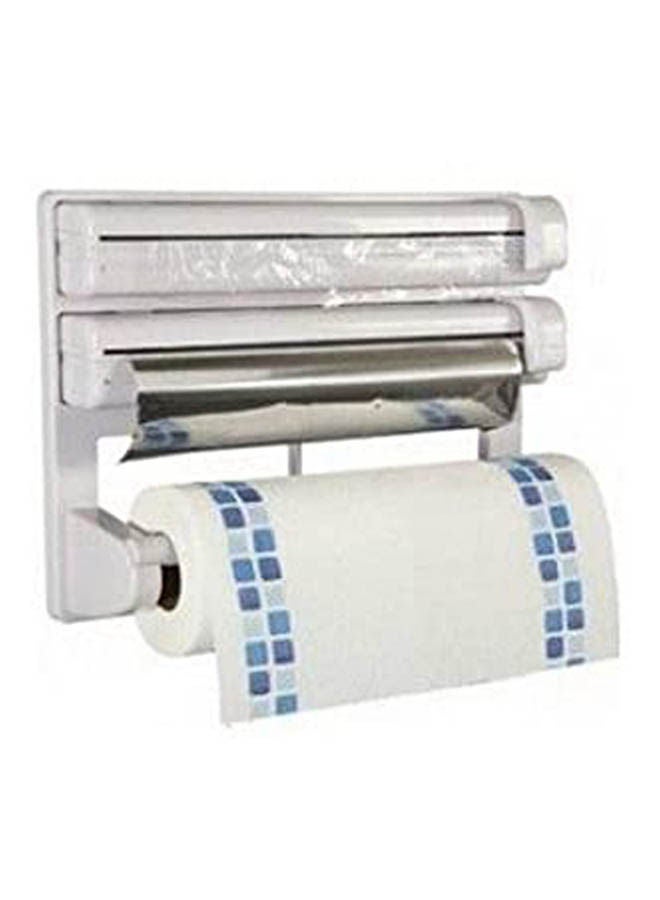 ماركة غير محددة Triple Holder For Tissue White 