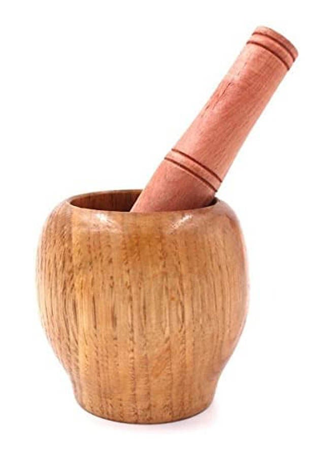 Mortar And Pestle Jumbo Brown 