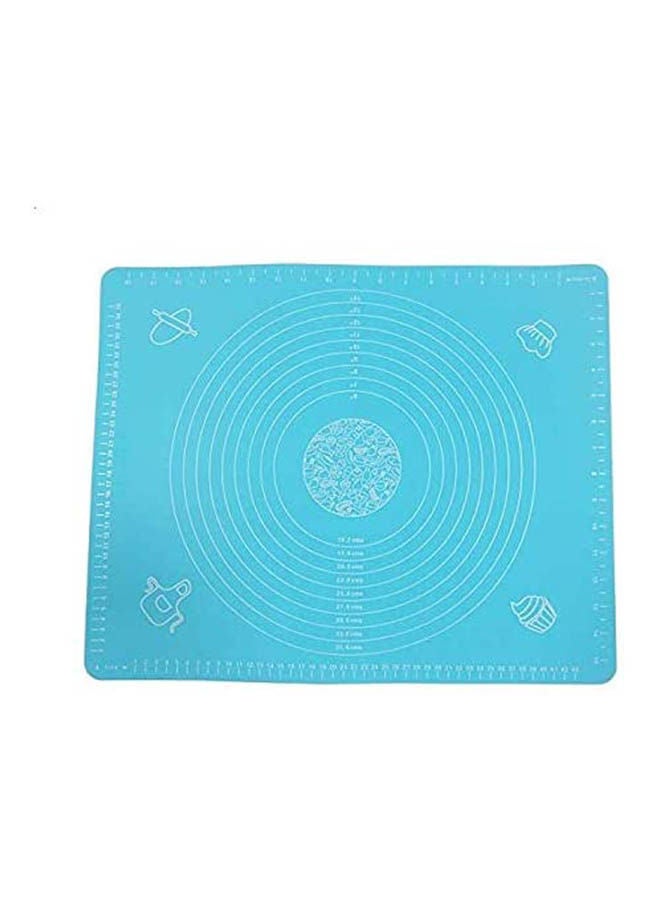 Non Stick Rolling Baking Mat With Measurements Blue  - Image 1