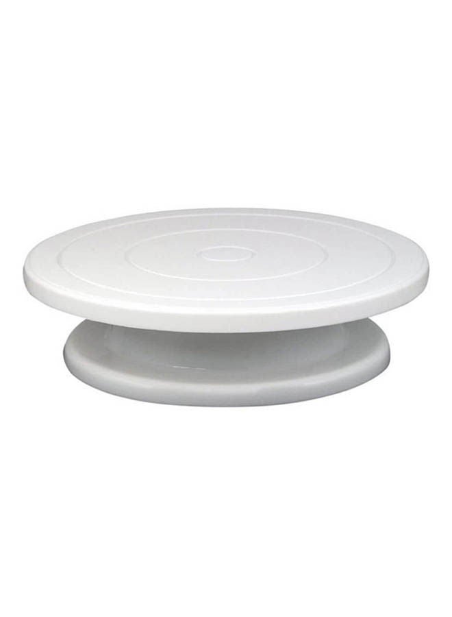 Cake Turntable Rotating Anti-Skid Cake Decorating Cake Stand White 28cm 