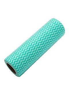 Generic 50Pcs Disposable Multipurpose Non-Woven Fabric Nonstick Wiping Rags House Cleaning Cloth Kitchen Dish Dishcloth Green 