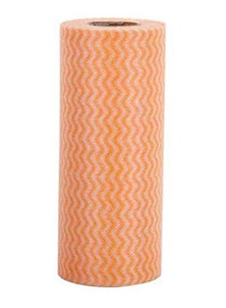 50Pcs/Roll High Efficient Disposable Colorful Washing Dish Towel Magic Kitchen Cleaning Cloth Non-Stick Oil Orange - v1652478834/N53310739A_1