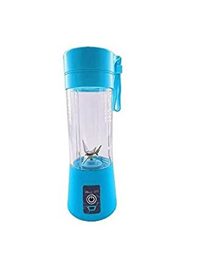 Portable Fruit Juicer Smoothie Maker Blender Bottle Blue 380ml
