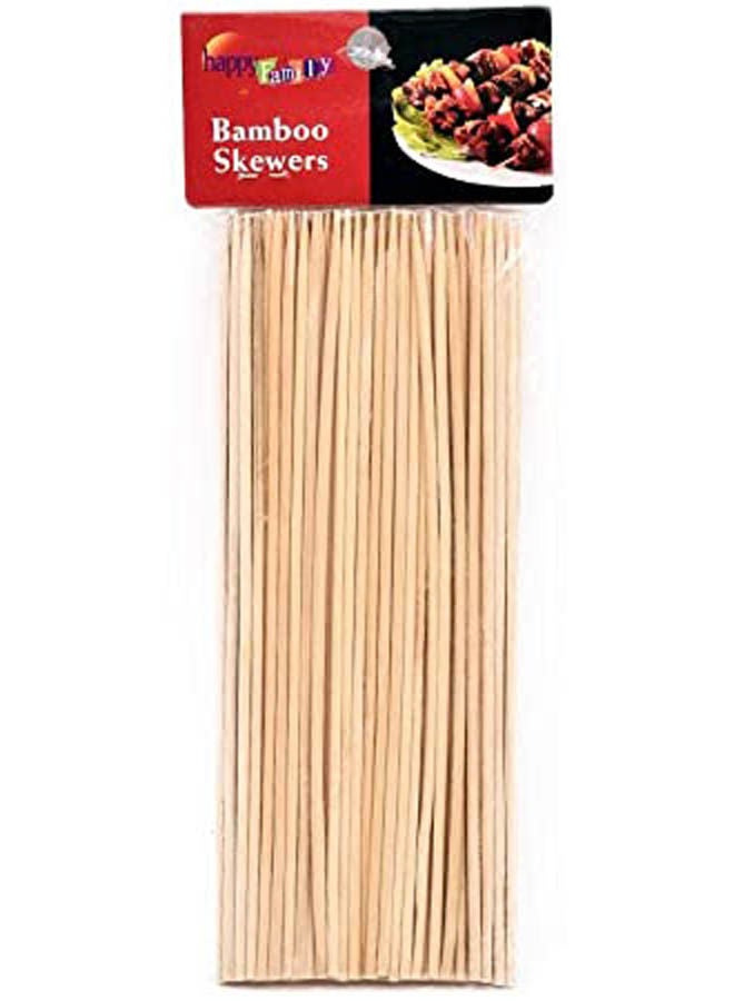 ماركة غير محددة Bamboo Skewers Beige 20cm 