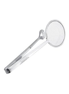 Generic 2 In 1 Food Spoon Strainer Fried Food Oil-Frying Filter Silver 