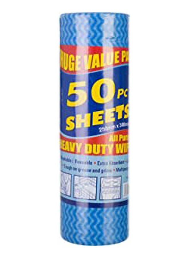 All Purpose Wipes 50 Sheets Blue
