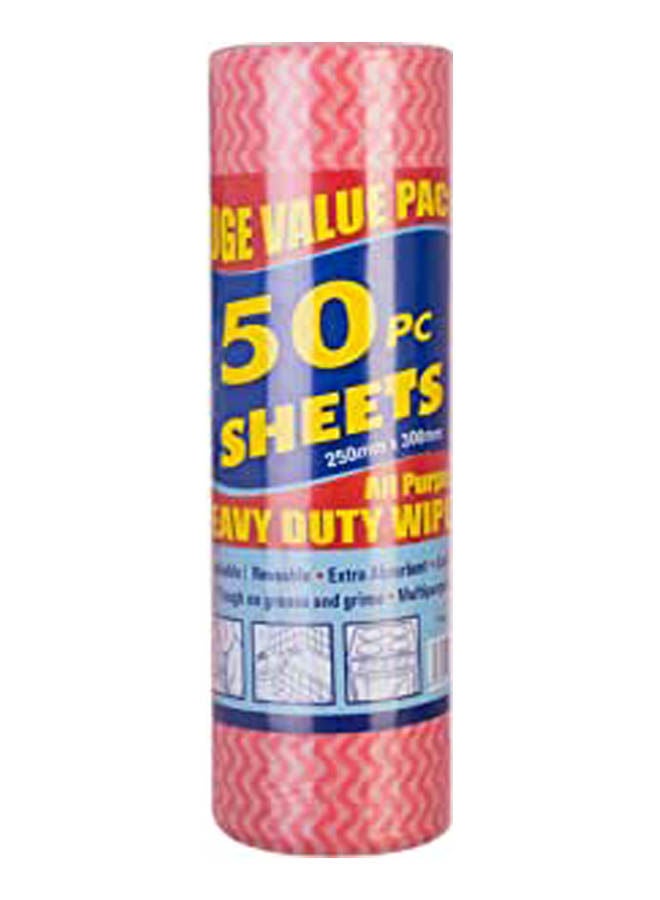 All Purpose Wipes 50 Sheets Pink