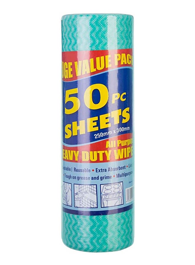 All Purpose Wipes 50 Sheets Green
