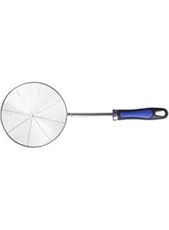 Food Oil Strainer With Plastic Handle Small Silver 20cm