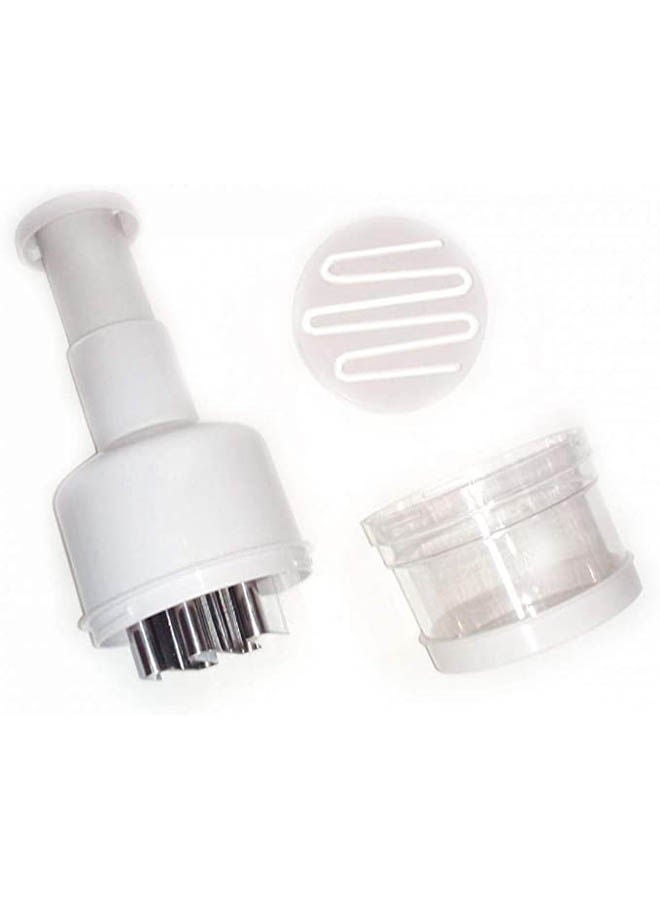 Fruits And Vegetables Chopper White 