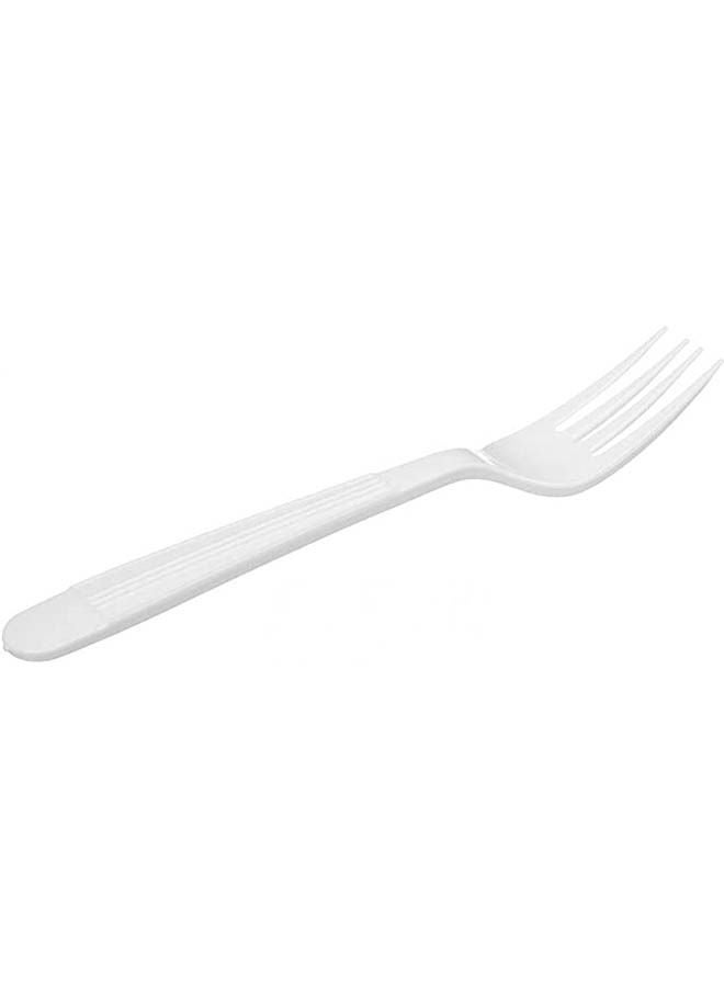 Heavy-Weight Plastic Forks 200-Pack White