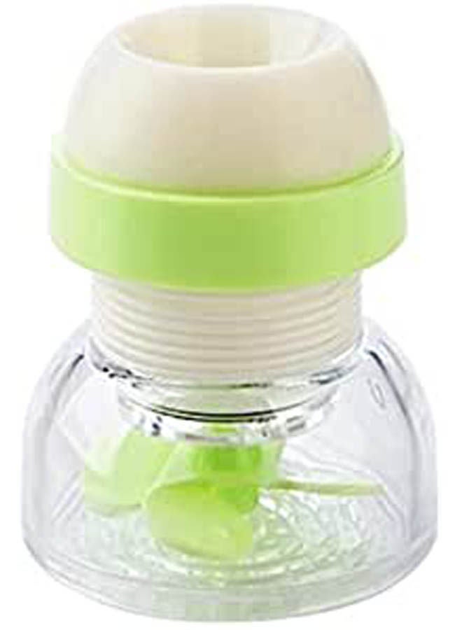 Household Tap Water Filter Kitchen Faucet Splash Shower Retractable Water Filter White-Green