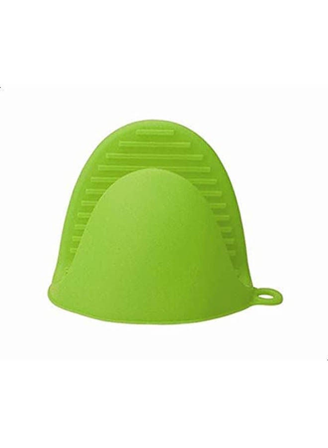Gloves Short Finger Hand Clip Convenient Pot Holder Green