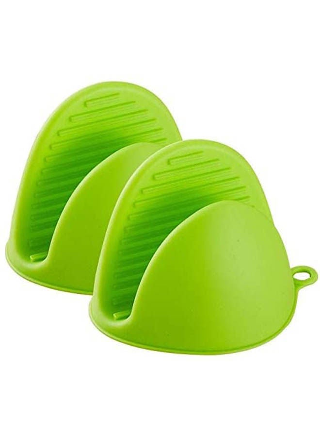 Generic - Kitchen Supplies High Temperature Silicone Insulation Clip Anti-Hot Gloves Baking Oven Microwave Hand Clip Green 50x70cm - Image 1