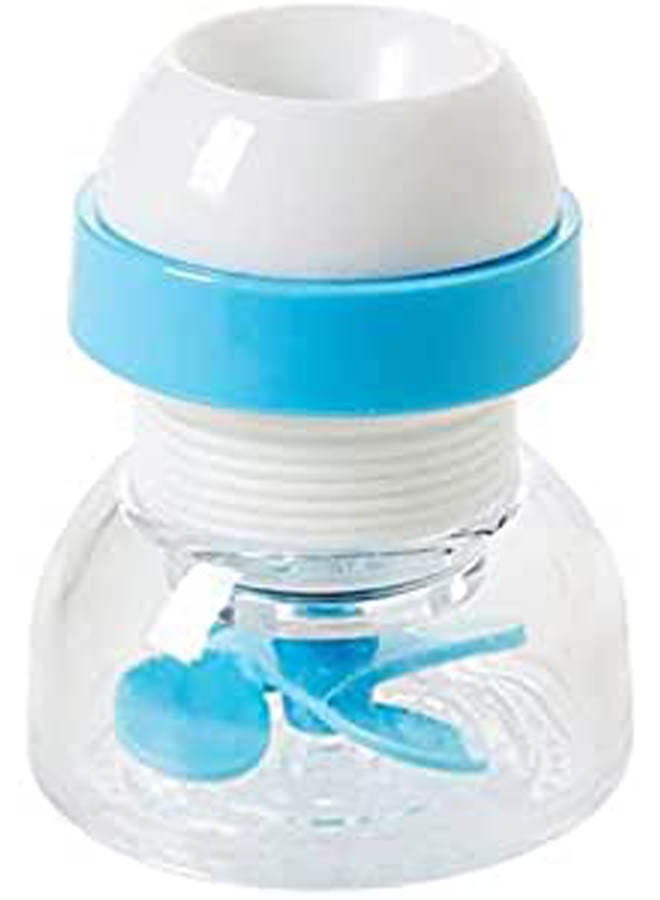 رأس دش تنقية مياه المطبخ، فلتر رش صنبور، دش دوار شفاف بلاستيكي موفر للمياه