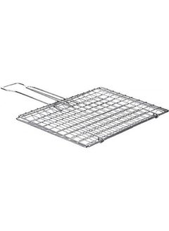 Mini Grill Net With 10 Handle Chrome Stainless Coating Silver 40cm