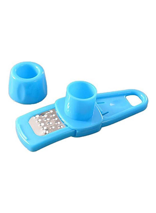Generic - Multi Functional Ginger Garlic Grinding Grater 2 Pieces Blue - Image 1