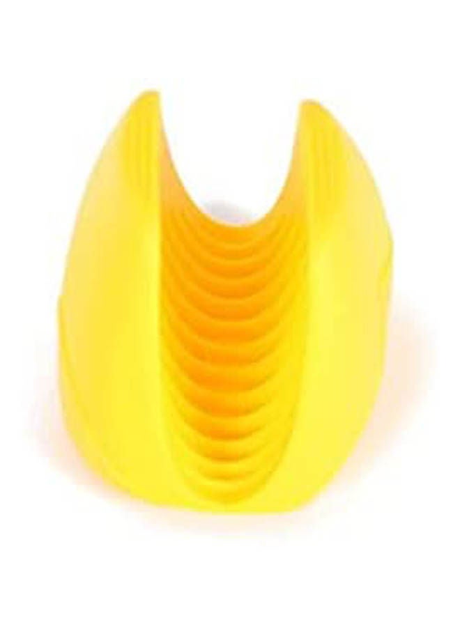 Non-Slip Heat Resistant Oven Mitts Glove Grip Oven Pot Holder Yellow