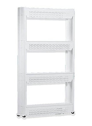 Organizer And Racks For Bathroom And Kitchen Storage 4 Shelves White - v1652479435/N53312179A_1
