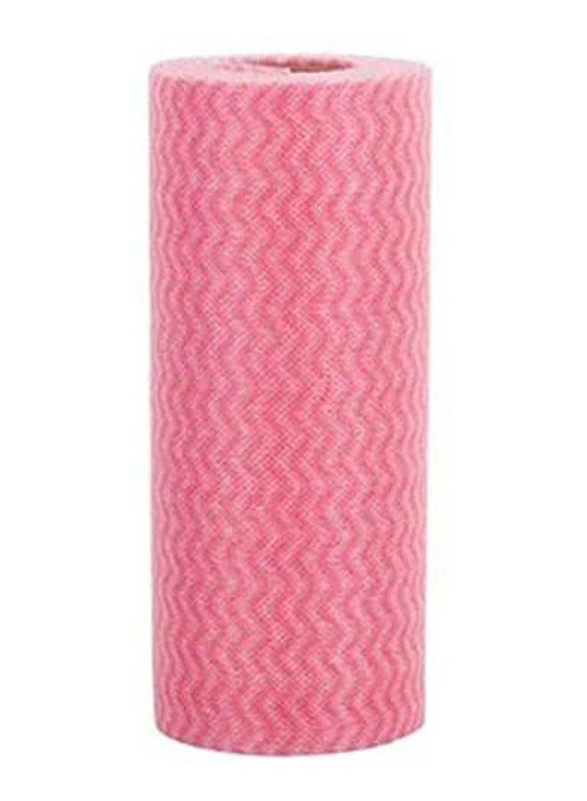Solid Pattern Kitchen Towels Pink