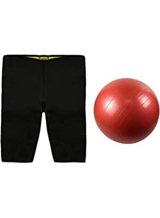 Generic Yoga And Gym Ball With Hot Slimming Short 5Xl 85cm 