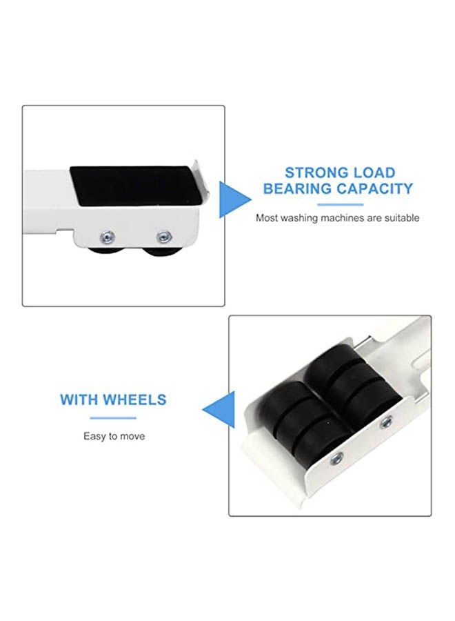 Generic - Washing Machine Base Stand Movable Multi Functional Furniture Dolly Base For Washing Machine Dryer Refrigerator Applianc Multicolour 18*2*1.5cm - Image 1
