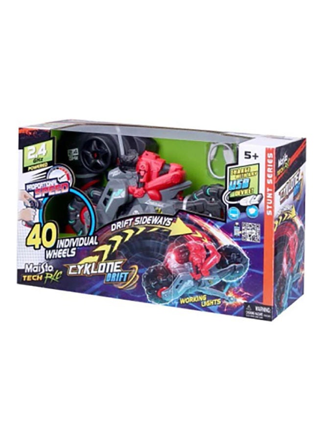 Maisto Cyclone Drift Moto With Remote Control 22x40.5x18.5cm  - Image 2