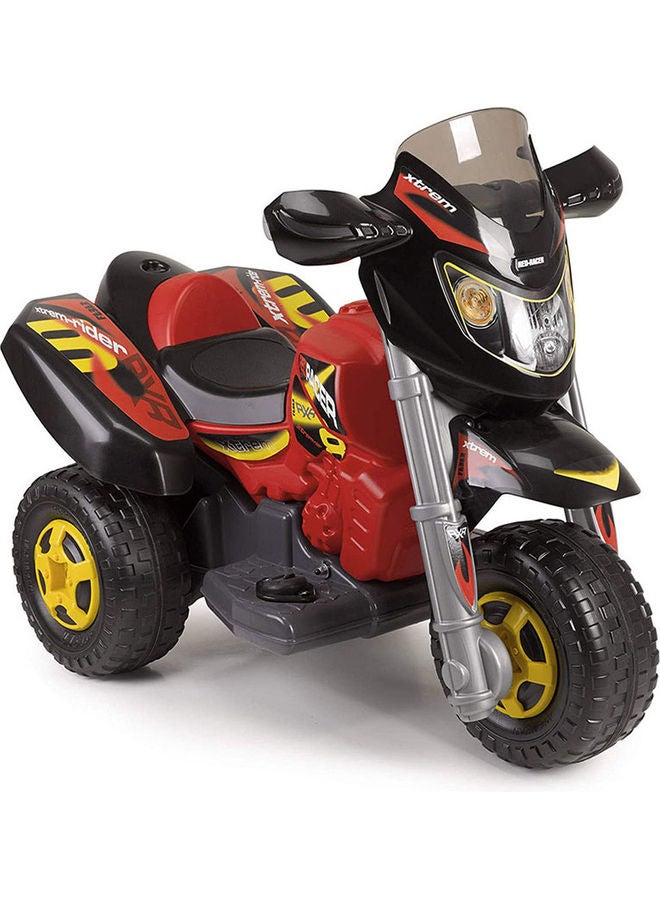 فيبر لعبة دراجة نارية بلون أحمر للسباقات 96x53x73سم - Image 1