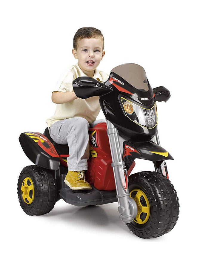 فيبر لعبة دراجة نارية بلون أحمر للسباقات 96x53x73سم - Image 3